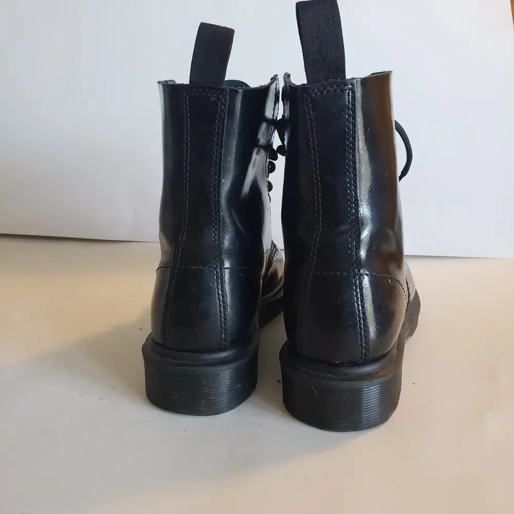 Dr. Martens sz 5 girls older 1460 Combat Boots Black Patent Leather